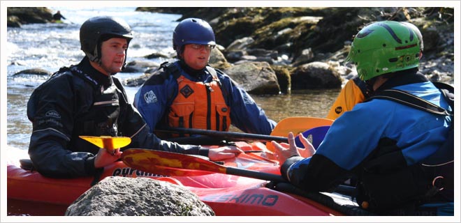 BCU Moderate Water Endorsement White Water kayak Training picture